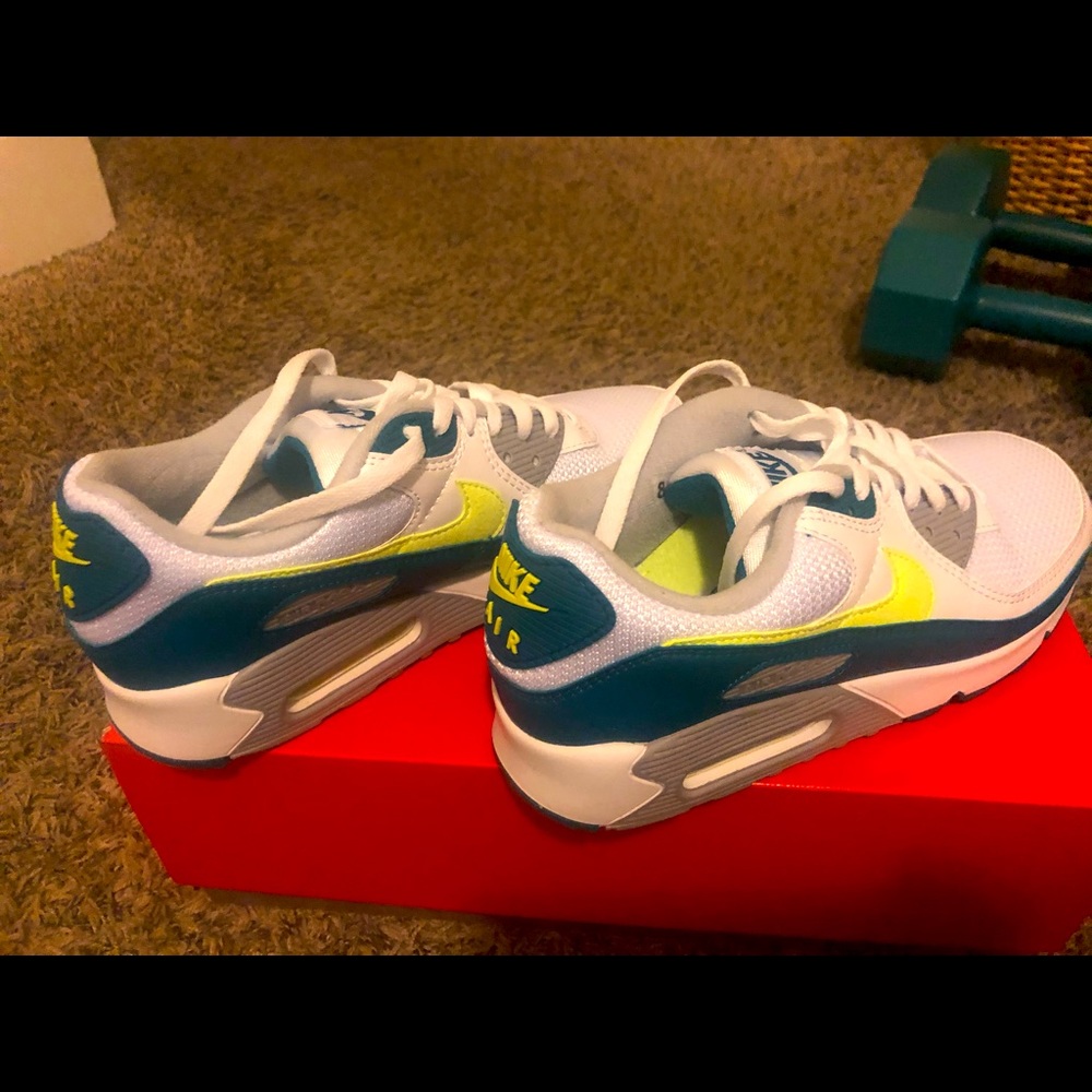 White/Hot Lime & Grey Nike Air Max III